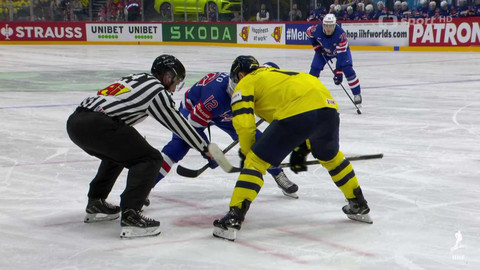 MS v ledním hokeji mužů 2025 Švédsko, Dánsko - Švédsko - USA