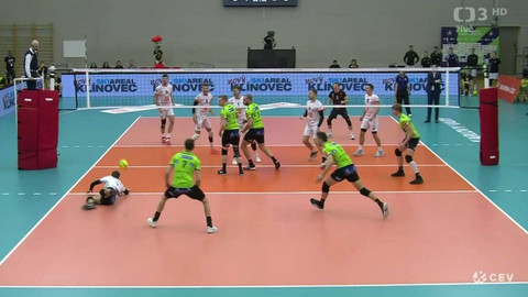 Liga mistrů ve volejbalu - ČEZ Karlovarsko - Decospan Volley Menen