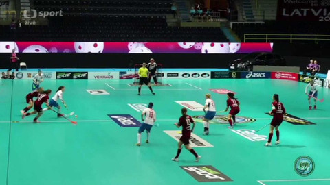 MS ve florbalu 2015 Finsko - Lotyšsko - Česko