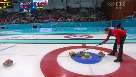 XXII. zimní olympijské hry 2014 Soči - Curling: Velká Británie - Švýcarsko - ženy
