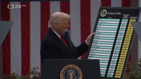90’ ČT24 - Trumpova celní smršť – jak odpoví Čína?