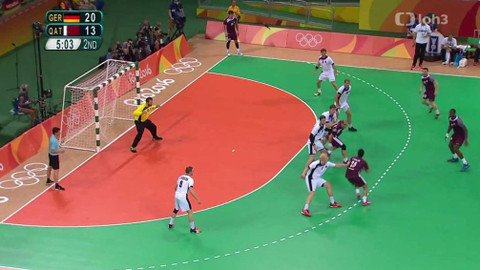 XXXI. letní olympijské hry 2016 Rio de Janeiro - Házená: Německo - Katar (muži)