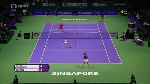 BNP Paribas WTA Finals Singapore 2016 - Garciaová, Mladenovicová - Görgesová, Plíšková