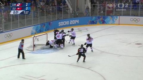 XXII. zimní olympijské hry 2014 Soči - Hokej: Kanada - Švýcarsko
