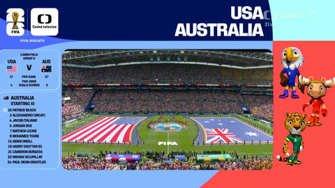 MS ve fotbale mužů 2026 - USA - Austrálie