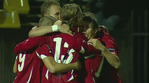 Fotbal - Litva - Česko