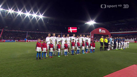 Fotbal - Česko - Dánsko
