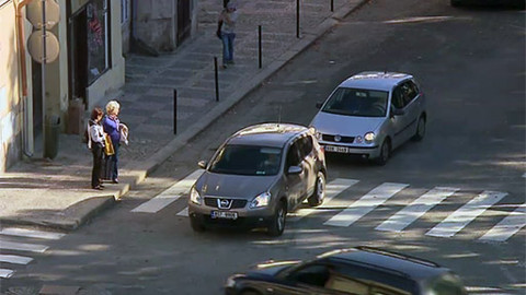 Senioři v dopravě - Chodci