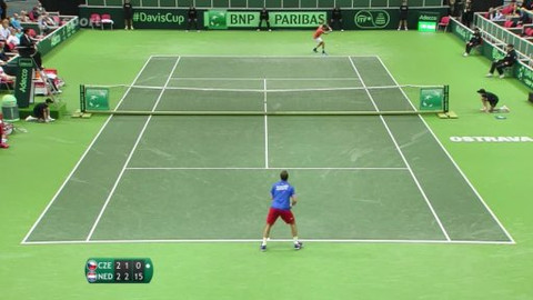 Davis Cup - Česko - Nizozemsko (1. kolo)
