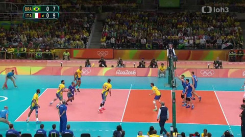 XXXI. letní olympijské hry 2016 Rio de Janeiro - Volejbal: Brazílie - Itálie (muži)