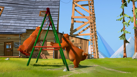 Méďa a lumíci - Jako na houpačce