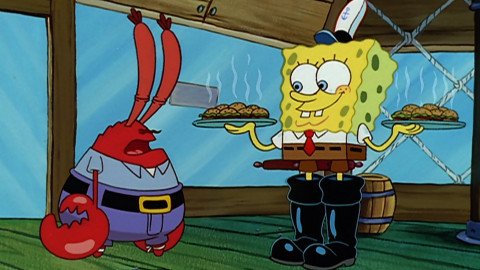 SpongeBob v kalhotách - Výlet na Měsíc /Boty pro šéfkuchaře