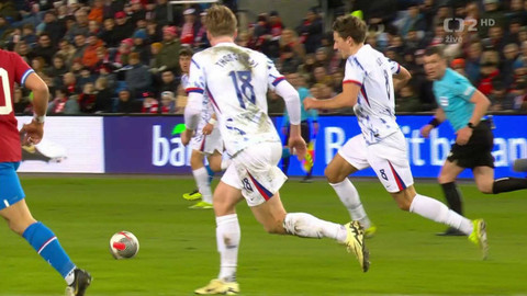 Fotbal - Norsko - Česko