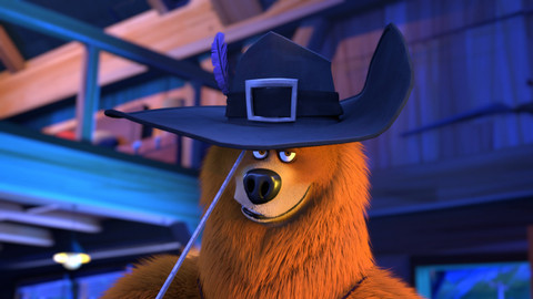 Méďa a lumíci - Huňatý šermíř