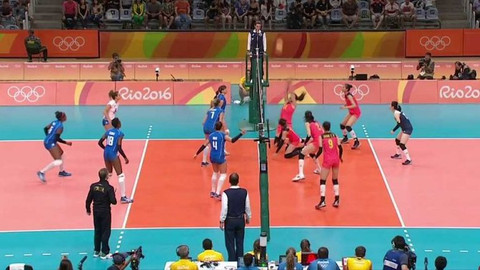 XXXI. letní olympijské hry 2016 Rio de Janeiro - Volejbal: Čína - Itálie (ženy)