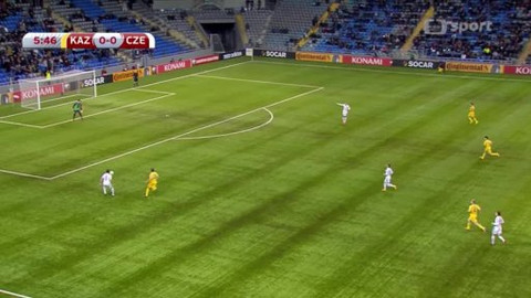 Fotbal - Kazachstán - Česko