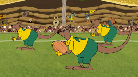 Kokoškovi na cestách - 3/7 Australské ragby