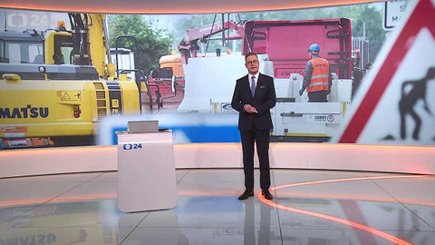 90’ ČT24 - Stavební sezóna na dálnicích a silnicích