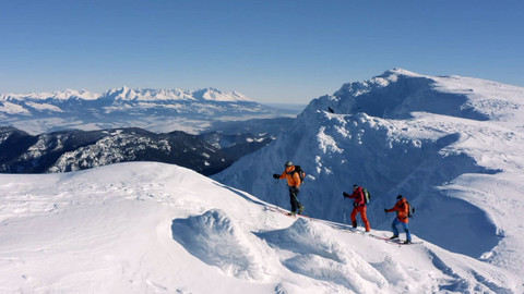 Na skialpech přes hory - Nízké Tatry – jih