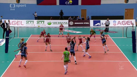 Liga mistrů ve volejbalu - VK Agel Prostějov - Chemik Police