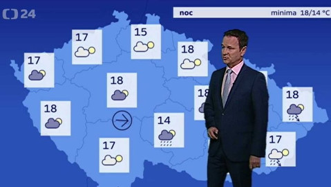Předpověď počasí - 30. května 2017 17:55