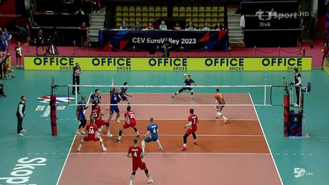 ME ve volejbalu mužů 2023 - Nizozemsko - Česko