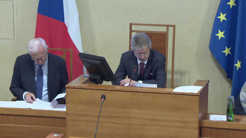 Záznam z jednání schůze Senátu PČR - 22. května