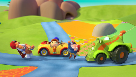 Noddy, detektiv v zemi hraček - Případ zlata Bájného lesa, Případ nehod v zemi hraček