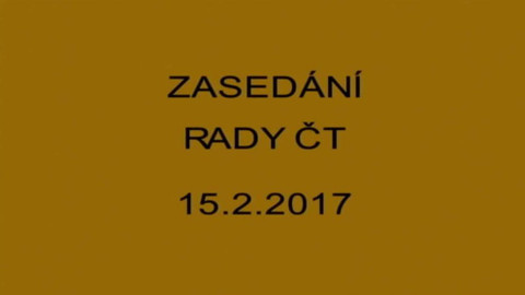 Jednání Rady České televize - 4. jednání Rady ČT v roce 2017
