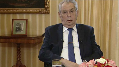 Mimořádné pořady ČT24 - Projev prezidenta republiky Miloše Zemana