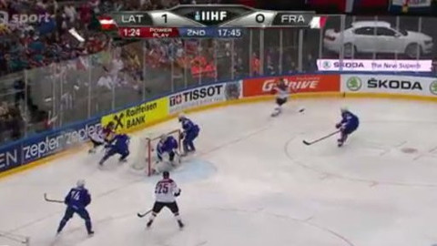 MS v ledním hokeji 2015 Česko - Lotyšsko - Francie