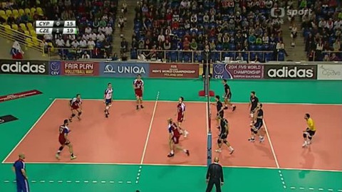 Volejbal - Česko - Kypr