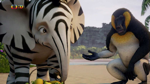 Zafari - 7/13 Pokeyho představení / Jablko a dýně a hroznové víno!