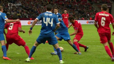 Evropská liga UEFA - Dněpr Dněpropetrovsk - FC Sevilla