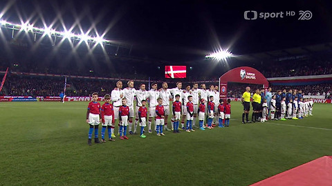 Fotbal - Česko - Dánsko
