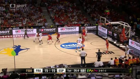 Basketbal - Francie - Španělsko