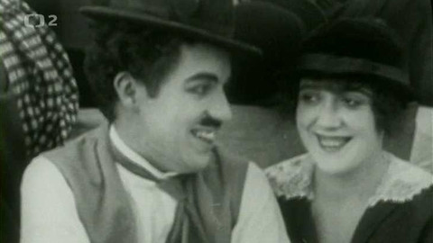 Grotesky - Chaplin na automobilových závodech