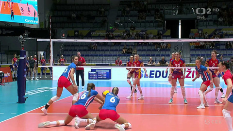 Zlatá evropská volejbalová liga - Česko - Rumunsko