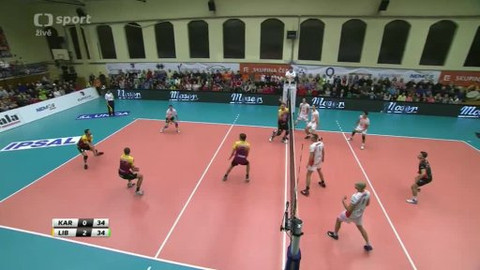 Volejbal - VK ČEZ Karlovarsko - VK Dukla Liberec