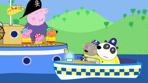 Prasátko Peppa - Policejní loď