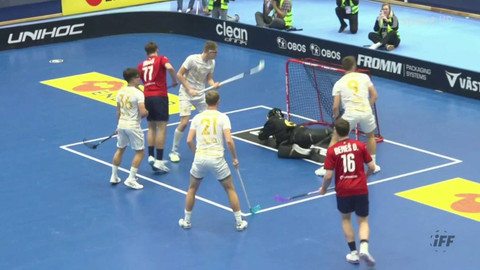 MS ve florbale mužů 2024 Švédsko - Finsko - Švédsko