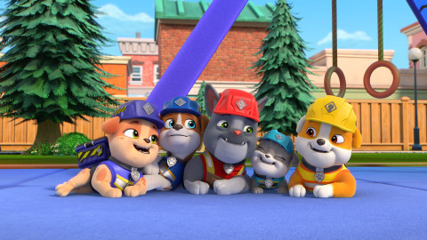 Rubble a jeho parta - Parta staví tělocvičnu/Parta uspořádá stavební šou