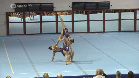 Gymnastika - Mezinárodní MČR v akrobatické gymnastice