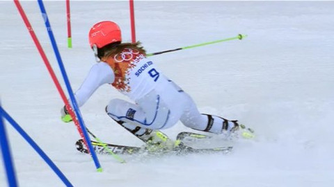 XXII. zimní olympijské hry 2014 Soči - Alpské lyžování: slalom - 1. kolo (ženy)