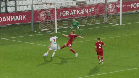 Fotbal - Dánsko - Česko