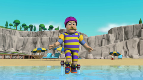 Tlapková patrola - Mořské Tlapky: Tlapky zachraňují vodochoda / Mořské Tlapky: Tlapky zachraňují surfařku