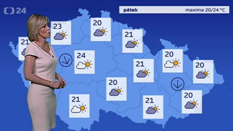 Předpověď počasí - 25. května 2017 17:55