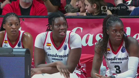 Evropská liga v basketbalu - Casademont Zaragoza - ZVVZ USK Praha