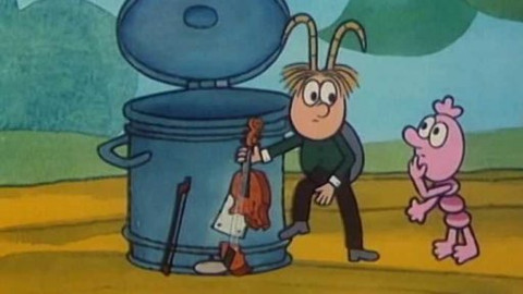 Koulelo se jablíčko - Červík Pepík a cvrček muzikant