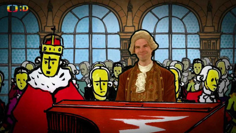 Sám v muzeu - Mozartův klavír